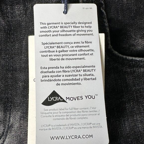 Gap 1969 Jean Women 32 Black Sculpt Stretch Mid Rise True Skinny Distressed NWT - Picture 6 of 8